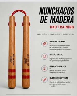 Nunchacos de madera — página 25 del catálogo HKD 2026